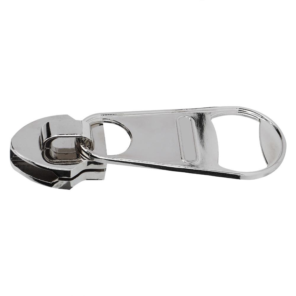 Zipper Shaped Refrigerator Paste Bottle Opener Zinc Alloy Creative Bottle Opener  Family Use