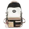 New High-value, Fresh and Sweet College Contrasting Color Splicing Backpack, Lightweight Backpack for Junior High School Students