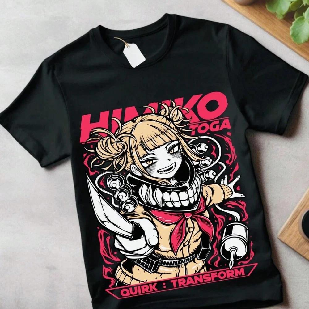 Himiko Toga Hero Academia Izuku Midoriya Anime Unisex T Shirt S
