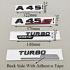3D ABS Sticker Car Logo A35 A45 A45S Letter Rear Trunk Emblem Nameplate For Mercedes Benz A Class A35 A45 A45S W177 W176 V177