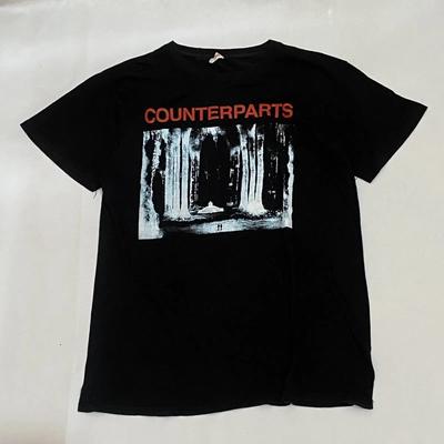 Gegenstück T-Shirt Bandtitel Kampf Ende haben Herz melodisch Hardcore Besieger Vintage Gewaschen Streetwear Weich Lässig Dehnbar
