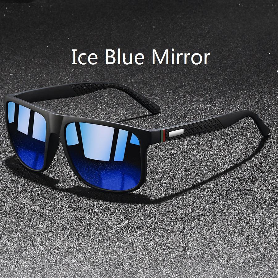 Fashion Classic Square UV400 Sunglasses Men Women Driving Fishing Colorful Trendy Lightweight Outdoor Goggles