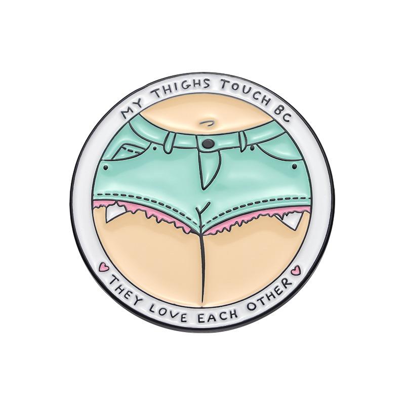 

Brooch Alloy Trendy With Eyecatching Geometric Shapes And Letters For Fashion Lovers