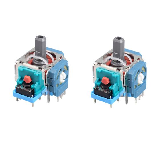 

2 шт. джойстики для беспроводного контроллера, запасные части для джойстика, точное управление, повышенная чувствительность управления, аналоговые 3D джойстики для