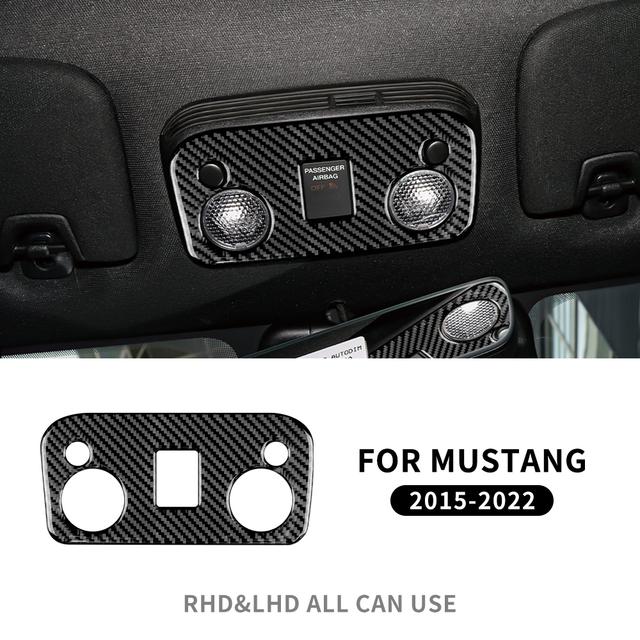 AIRSPEED pro Ford Mustang 2015 2016 2017 2018    2022 Příslušenství Nálepka z uhlíkových vláken Světlo na čtení do auta