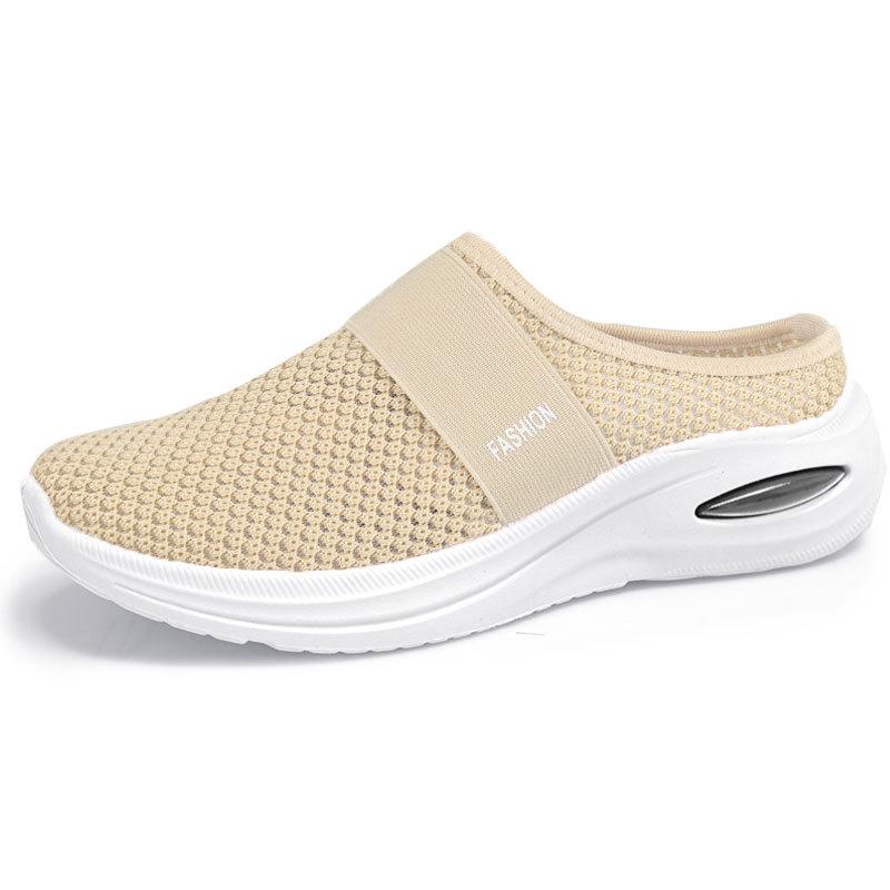 Летние новые модные и универсальные женские туфли Half Drag повседневная обувь на толстой подошве с воздушной подушкой 40 1578₽