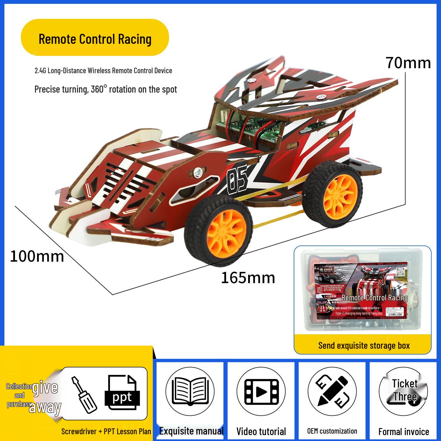 DIY High-Tech Remote Control Racing Car Kit