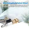 1/4 Inch Quick Attach High Pressure Valves Stainless Steel Valves for Pressure Washer Hose 1/4" Quick Connector