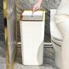Plastic Trash  With Lid,  Basket, Kitchen With Lid, Trash  With High Appearance,  Household Use