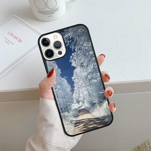 Winter Landscape Phone Case For iPhone 17 Air 13 12 14 15 16  Cover For Apple 14 15 16 Pro Max 6S Plus Coque