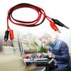 2Pcs Double End Test Leads Wire Line Silicone Banana Plug To Alligator Clip Test Leads Test Cable Leads Connector