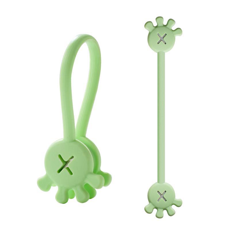 Palm Silicone Magnetic Cable Organizer and Bookmark