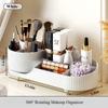 360°Rotating Makeup Organizer for Vanity Makeup Brush Holder Cosmetic Organizer Lipstick Eyebrow Pencil Holder Jewelry Container