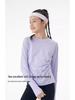 Spring & Autumn Girls' Long-Sleeve Nylon Quick-Dry Yoga & Sports Set