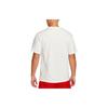 Nike Graphic Letter Print Loose Fit Short Sleeve T-Shirt for Men, White