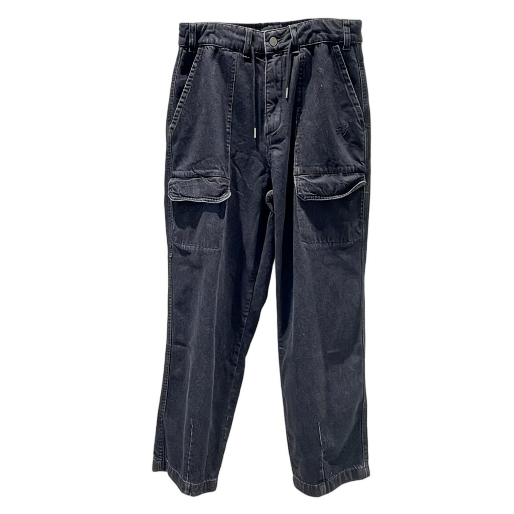 Li-Ning Summer Retro Style Pocket Design Sports Jeans Men bottoms AJQU155-3