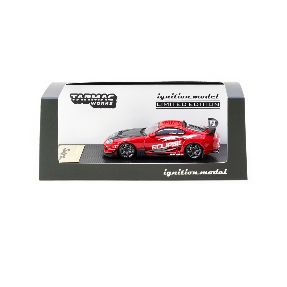 

TW IG In Stock 1:64 Toyota Supra JZA80 RZ Red Diecast Car Model Collection Toys Tarmac Works