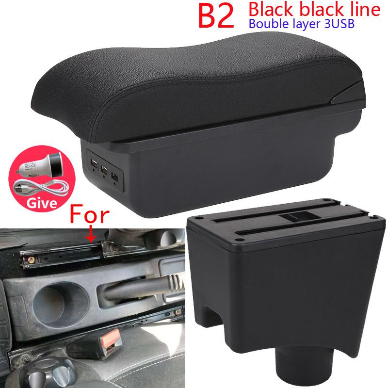 For Dacia Renault Sandero Logan 2 Armrest box For Nissan Almera G15 Car Armrest For Lada LARGUS Curved Surface Car Storage box