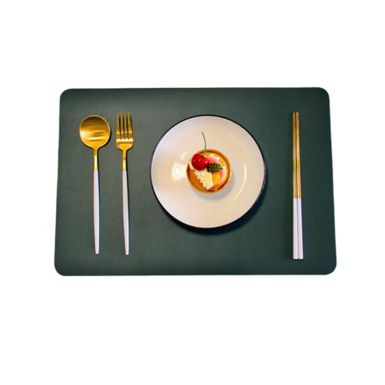 

Современный нескользящий теплоизоляционный маслостойкий коврик для мытья в посудомоечной машине, обеденный коврик, ресторанные принадлежности, подставка для столовых приборов зелёный