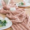 New Bohemian Long Table Runners Comfortable Rustic Sheer Runner Tablecloth Party Banquets Table Cover