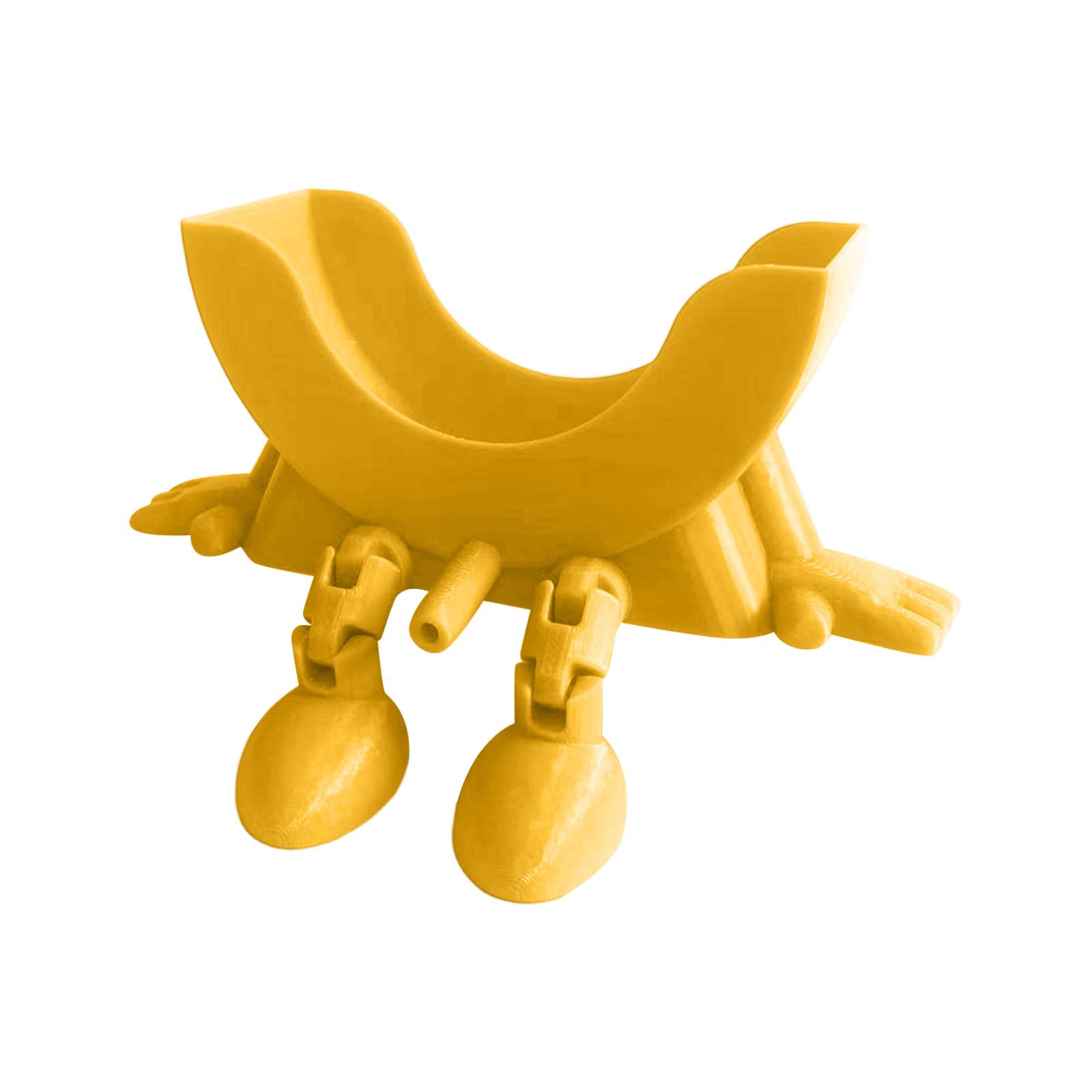 

Smiling Face Dishwashing Sponge Holder, Storage Rack One Size жовтий