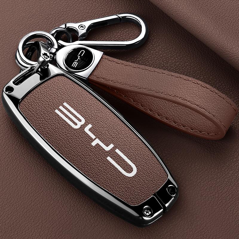 NEW Car Smart Remote Key Case Cover For BYD Song Pro Tang Dmi QIn PLUS MAX Yuan EV Dolphin seal seagull Keychain Accessories