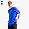 Elleonasi Adventure Side Slit Layered Oversized Short Sleeve T-Shirt