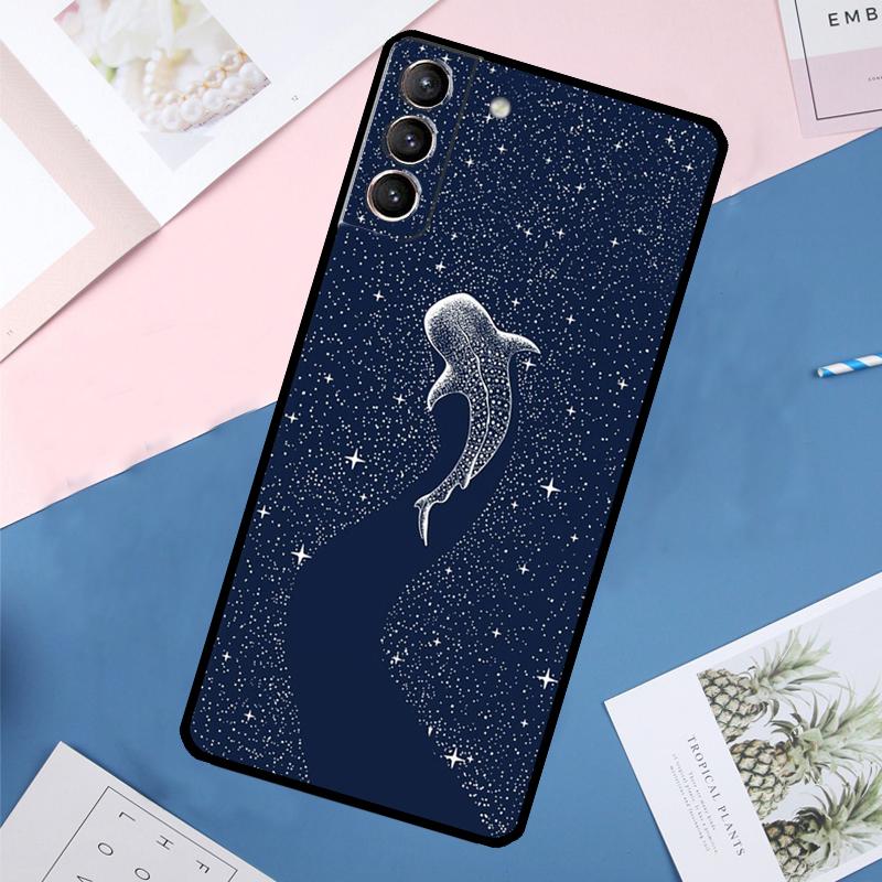 Walhai Fische Hülle Für Samsung Galaxy S24 Ultra S20 S21 S22 S23 S25 Ultra S9 S10 Plus S25 FE Rückseite