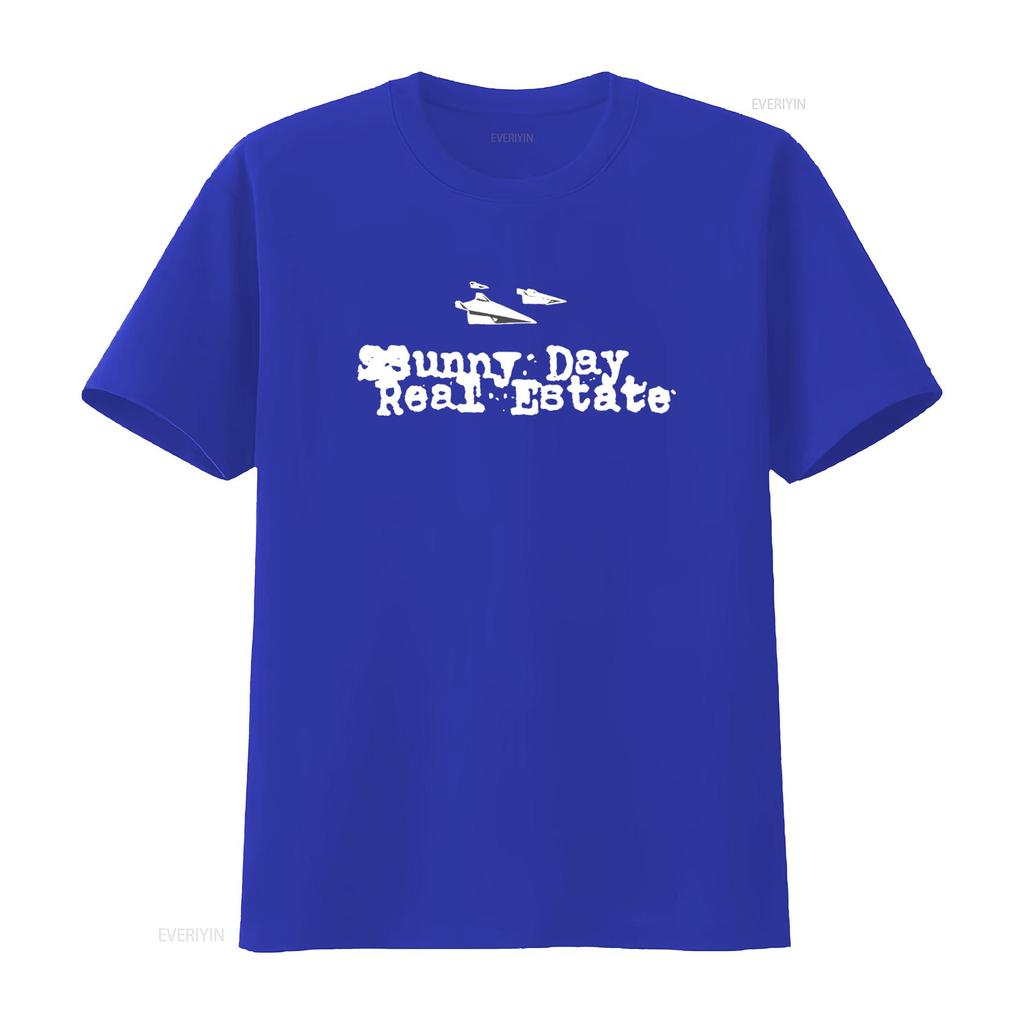 Sunny Day Real Estate Tričko Grunge Punk Rock Design Těžká Bavlna Vintage Mírně Grafický Top Pro Každodenní Nošení Unisex