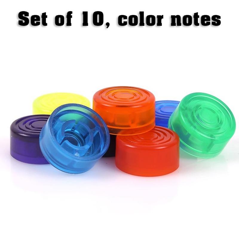 DAIERBUM 1PCS Footswitch Topper Guitar Pedal Topper Multi Color Pedal Button Caps Guitar Pedal Stomp Knobs For Pedal Board