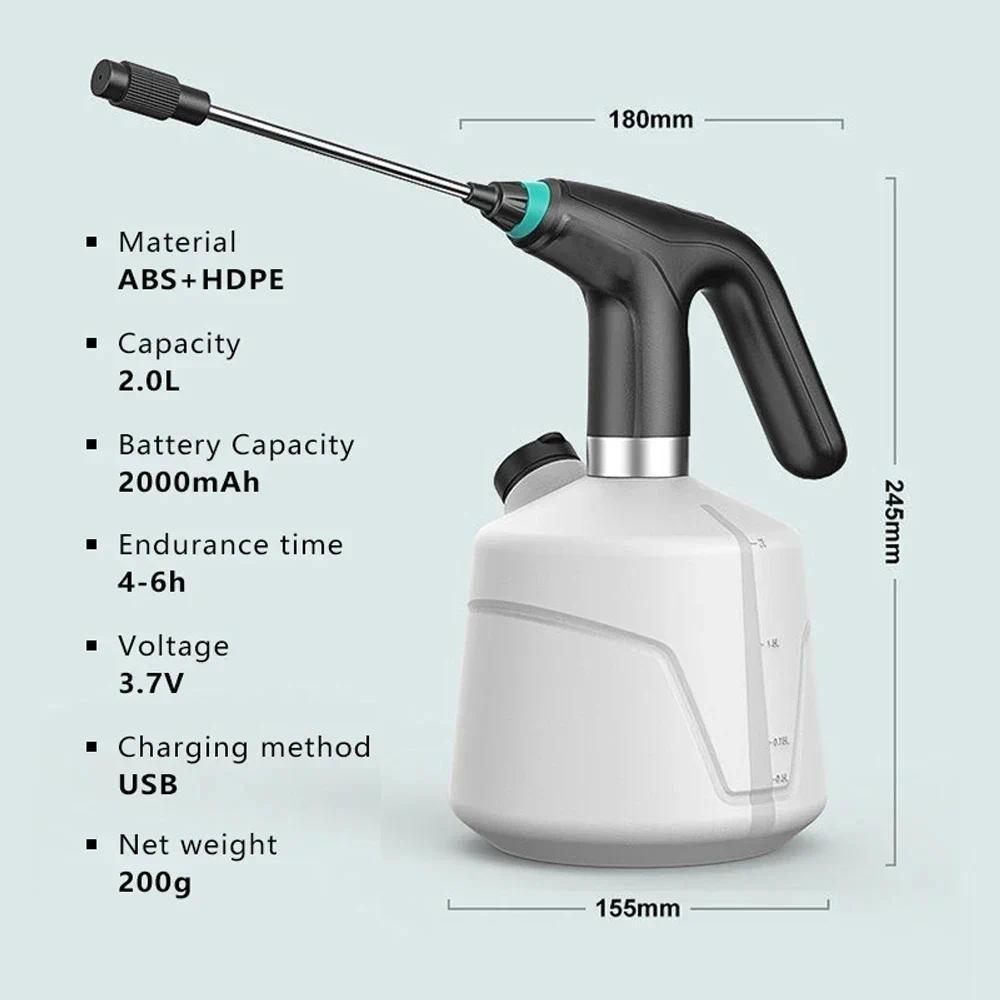 2L Garden Irrigation Tools Agriculture Electric Sprayer Pesticide Garden sprayer Watering Spray Disinfection Filling Sprayer