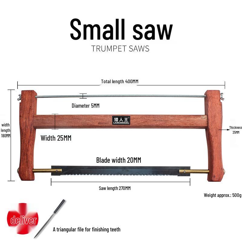 Traditional Old-Fashioned Woodworking Handsaw Panel Saw
