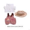 Plush Doll Clothes for 1517cm Accessories Dress up DIY Cute overalls