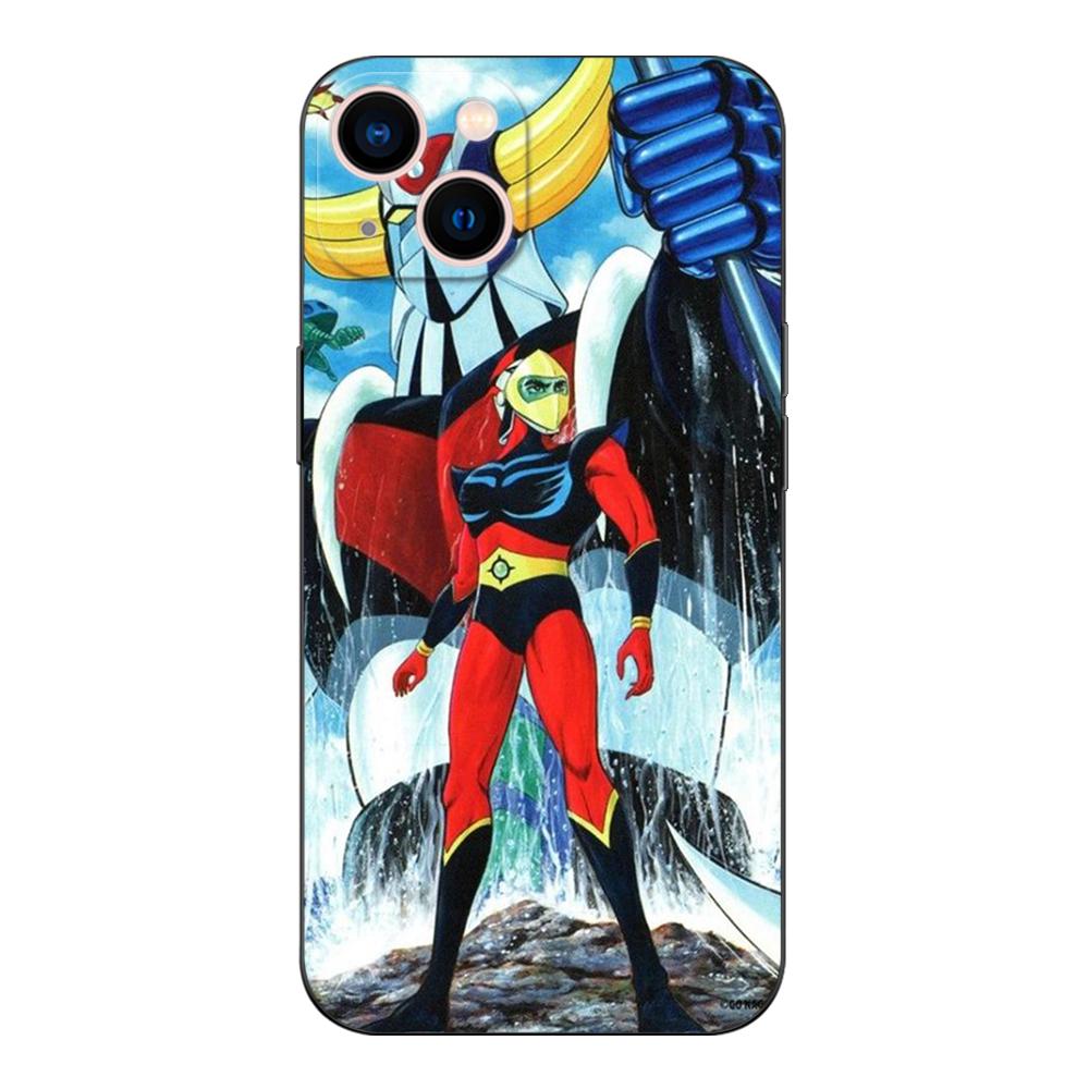 Black Tpu Case For Samsung Galaxy A3 A5 A7 2016 2017 2018 Cover UFO Robot Grendizer