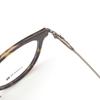 Pure Titanium Unisex Retro Round Glasses Frame with Blue Light Blocking Myopia Lenses for Women and Men