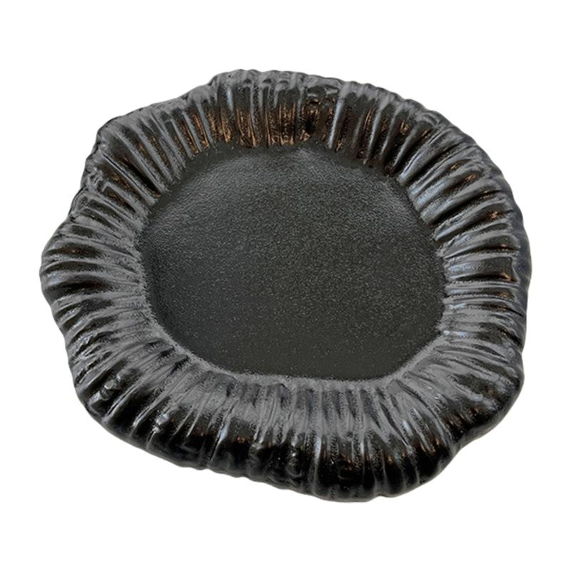 Artistic Ceramic Jewelry Holder Dish Unique Asymmetrical Design for Earring Necklace Ring Storage Bathroom Bedroom Decors