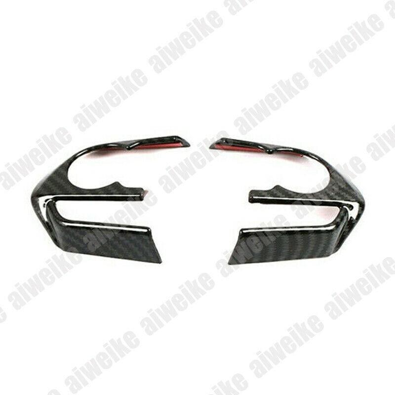 For Toyota Camry 2018-2023 Carbon Fiber lnner Steering Wheel Button Frame Cover