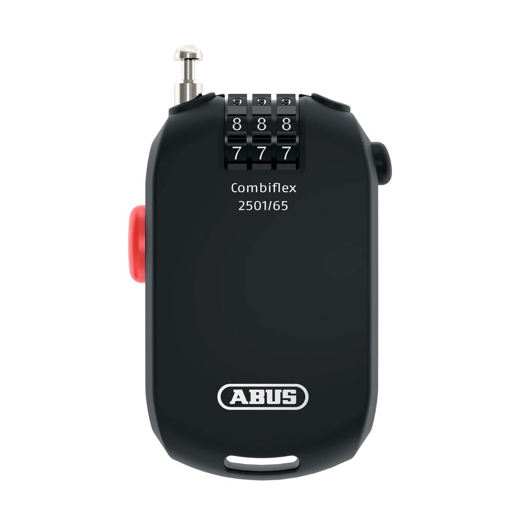 ABUS CombiFlex Dial Part Number 1646000013 2501/65 Lock, Black, 1.6mm/65cm,