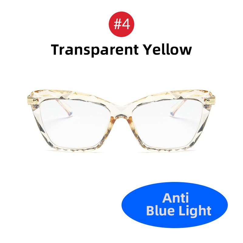 VIVIBEE Women Cat Eye Anti Blue Ray Glasses 2025 Trending Cateye Black Frame Blue Light Blocking Computer Female Eyeglasses