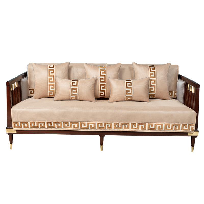 New Chinese Style Sofa Cushion Non-Slip Breathable Cover Summer All-Inclusive Summer Rosewood Summer Mat Cool