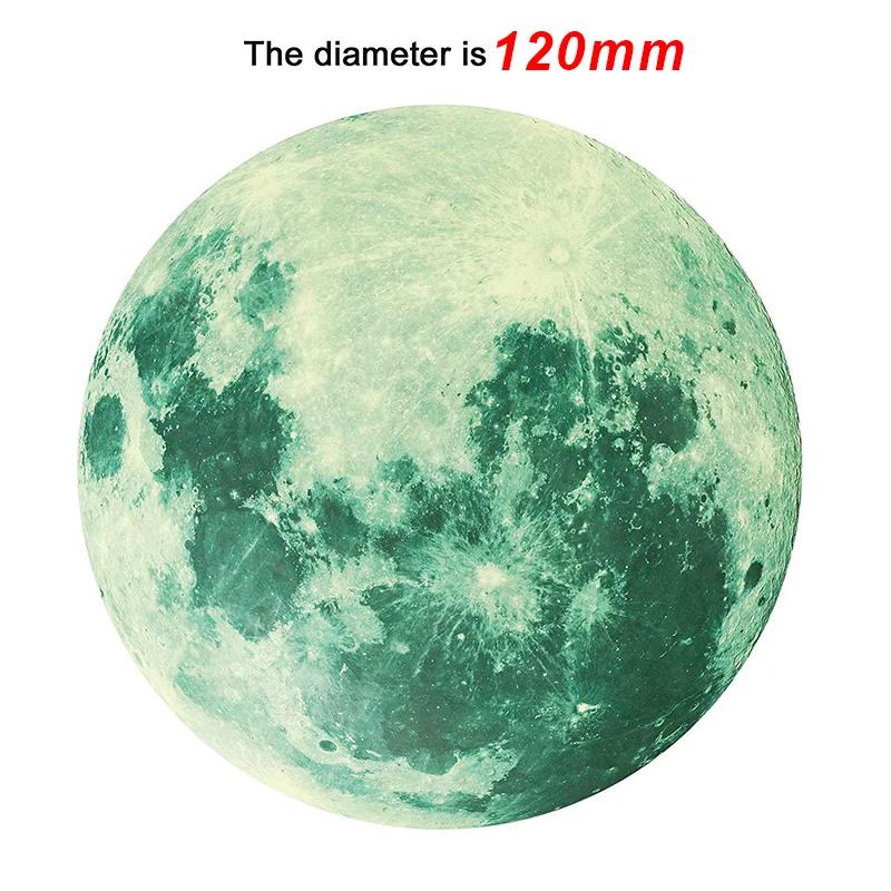 

Glow in the Dark Moon Stars Wall Stickers, Luminous Earth Decals, Noctilucent Bedroom Kids Room Nursery Wall Decor Small