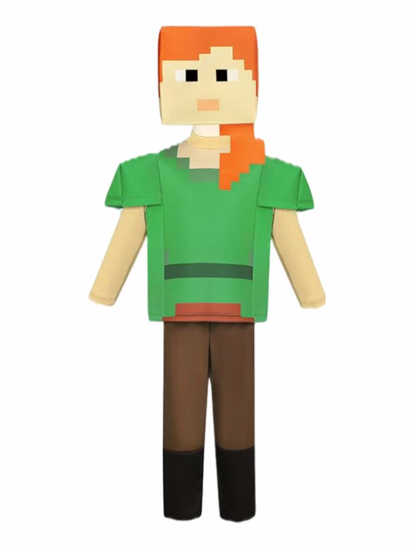 Детский костюм Крипера на Хэллоуин - Костюм персонажа Minecraft для выступлений M