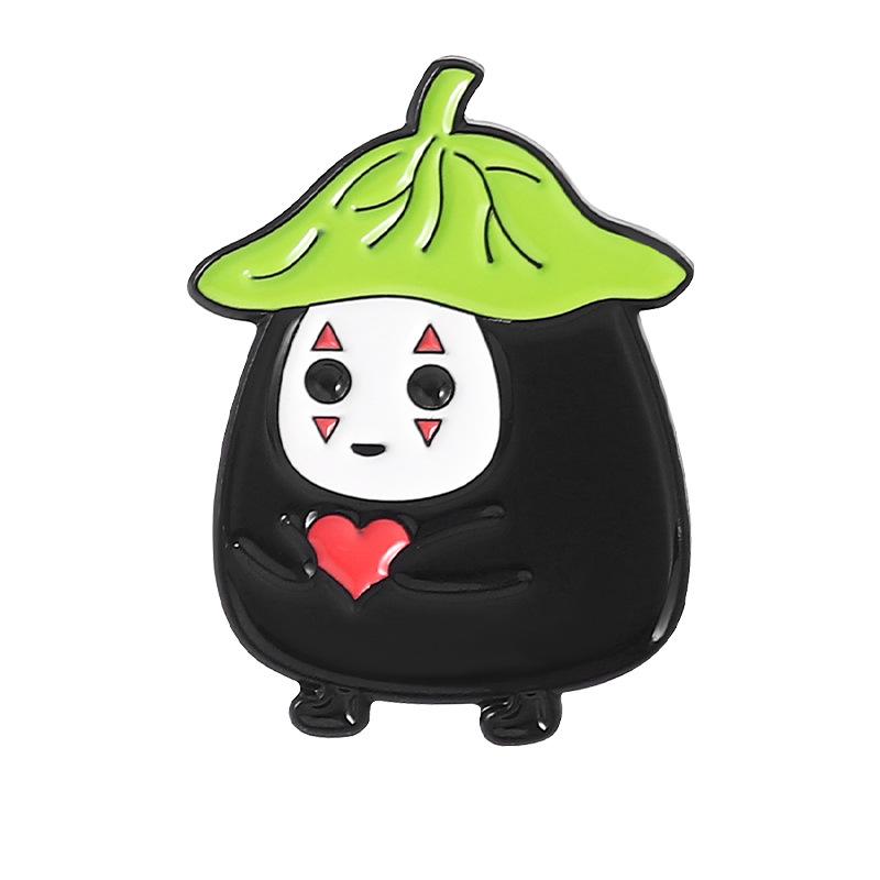 Cute Cartoon Alloy Lapel Pin - Anime Character Decorative Brooch Badge