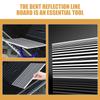 Detection Board Repair Tool Car Dent Remover Kit Foldable Portable Reflector Dent Reflection Line Board Automotive