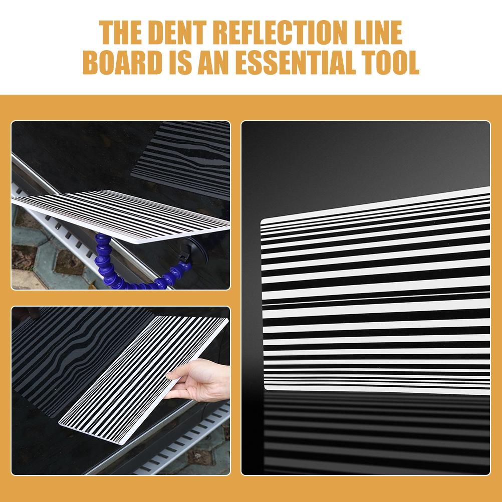 Detection Board Repair Tool Car Dent Remover Kit Foldable Portable Reflector Dent Reflection Line Board Automotive