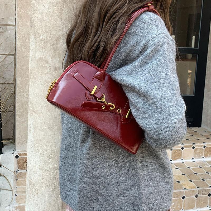 Niche Design Textured Underarm Bag for Women In Autumn and Winter New Textured Shoulder Bag Handbag Korean Version Ins Bag