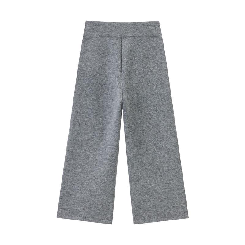 ASK JUNIOR Girls' Mid-Waist Wide-Leg Sports Pants