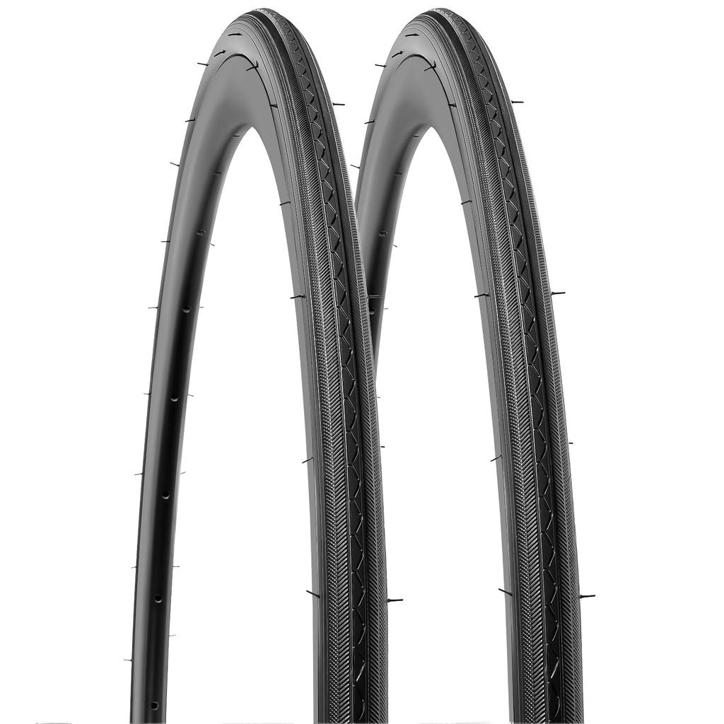 YunSCM 2-Piece 700x25c Bicycle Tire, 700x25c 25-622, Suitable for 700x25c Road Bike Tires, Y-1076