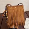 Bag Women's Bag Autumn New Crossbody Shoulder Bag Trendy Casual Mobile Phone Bag Fringed Small Square Bag