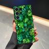 Enrich Leaves Case for Samsung Galaxy S23 FE S21 S20 S24+ S25 Ultra S22 Note 20 10 Plus S23+ S24 S25+ Black Soft Phone